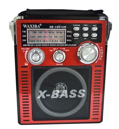 Radio XB-1051 BT X-Bass mp3 player cu suport card sd/usb